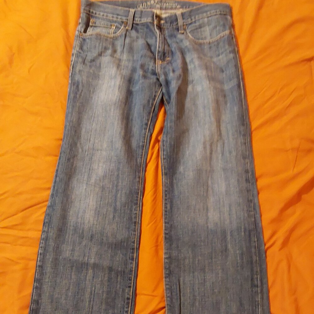 Old Navy straight leg jeans. 34x32
